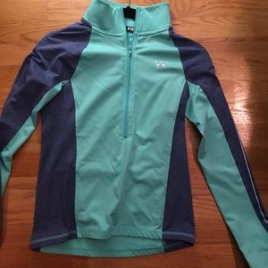 Pink half zip jacket